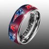 Patriots 2026 AFC Champions Silver Tungsten Ring