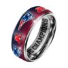 Patriots 2026 AFC Champions Silver Tungsten Ring 2