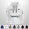 Patriots 2026 SB LX Hoodie Half Zipper