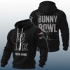 Patriots Bunny Bowl LX 2026 Waffle Hoodie