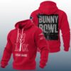 Patriots Bunny Bowl LX 2026 Waffle Hoodie 3