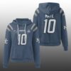 Patriots Rivalry Drake Maye 10 SB LX Waffle Hoodie