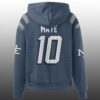 Patriots Rivalry Drake Maye 10 SB LX Waffle Hoodie 3