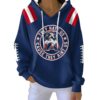 Patriots They Hate Us Cause They Ain't Us Printed Pit Striped Hoodie
