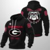 Personalized Bulldogs Est 1892 Waffle Hoodie 2
