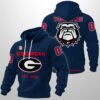 Personalized Bulldogs Est 1892 Waffle Hoodie 4