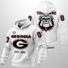 Personalized Bulldogs Est 1892 Waffle Hoodie 5
