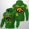 Personalized Hawkeyes Est 1889 Waffle Hoodie 3