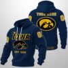 Personalized Hawkeyes Est 1889 Waffle Hoodie 4