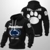 Personalized Penn State Est 1881 Waffle Hoodie 4