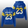 Rams Kyren Williams 23 SB LX Waffle Hoodie