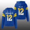 Rams Puka Nacua 12 SB LX Waffle Hoodie
