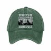 Retro Streets Of Minneapolis Print Baseball Cap 2