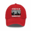 Retro Streets Of Minneapolis Print Baseball Cap 4