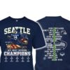 Seahawks 1 Seed NFC West Division Champions 2025 Shirt