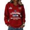 Seahawks 2025 2026 NFC Champions Waffle Hoodie 2