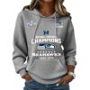 Seahawks 2025 2026 NFC Champions Waffle Hoodie 4
