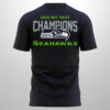 Seahawks 2025 NFC West Champions Been There Won That Shirt 3