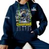 Seahawks 2026 NFC Championship Waffle Hoodie