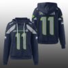 Seahawks Jaxon Smith-Njigba 11 SB LX Waffle Hoodie