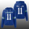 Seahawks Jaxon Smith Njigba 11 SB LX Waffle Hoodie 2