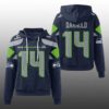 Seahawks Sam Darnold 14 SB LX Waffle Hoodie