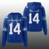 Seahawks Sam Darnold 14 SB LX Waffle Hoodie 2