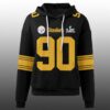 Steelers TJ Watt 90 SB LX Waffle Hoodie 2