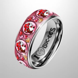 2026 Buc-ee's x Valentine Day Silver Tungsten Ring