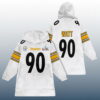 TJW 90 Pittsburgh Football SB LX Unisex Blanket Hoodie 3