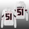 Texans Will Anderson Jr 51 SB LX Waffle Hoodie 3