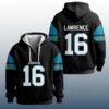 Trevor Lawrence 16 Jaguars Quarter Zip Waffle Hoodie