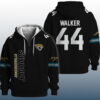 Walker 44 Jaguars Quarter Zip Waffle Hoodie
