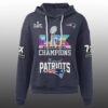 We Are All Patriots 7X SB LX Champions Waffle Hoodie 2