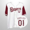 2026 Rangers Texas Women's University Night Jersey Giveaway