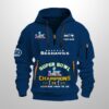 2026 Seahawks 2X Super Bowl LX Champions Zip Hoodie