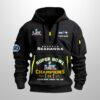 2026 Seahawks 2X Super Bowl LX Champions Zip Hoodie 2