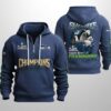 2026 Seahawks Bowl LX Champions Waffle Half Zip Hoodie