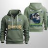 2026 Seahawks Bowl LX Champions Waffle Half Zip Hoodie 4