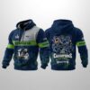 2026 Seahawks Bowl LX Champions Waffle Hoodie