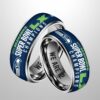 2026 Seahawks SB LX Champions We Are 12 Tungsten Ring