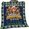2026 Seahawks SBowl LX Champions Blanket