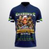 2026 Seahawks SBowl LX Champions Polo Shirt