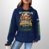 2026 Seahawks SBowl LX Champions Waffle Hoodie