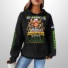 2026 Seahawks SBowl LX Champions Waffle Hoodie 7