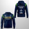 2026 Seattle Football Two-Time SBowl LX Champions Hoodie