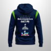 2026 Seattle Football Two Time SBowl LX Champions Hoodie 3
