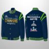 2026 Seattle Football Two-Time SBowl LX Champions Jacket