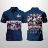 Patriots 2025 Bowl LX Champions Polo Shirt