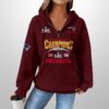 Patriots 25 26 Super Bowl LX Champions Waffle Zip Hoodie 3